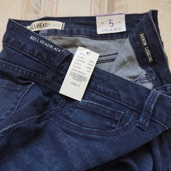 NWT Pacsun Bullhead Black Denim Legging Jeans Sz 5 - Picture 2 of 7